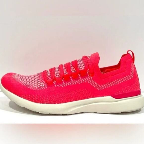 APL Techloom Breeze Athletic Propulsion Lab Low Top Sneakers Neon Pink Women's - Picture 1 of 9